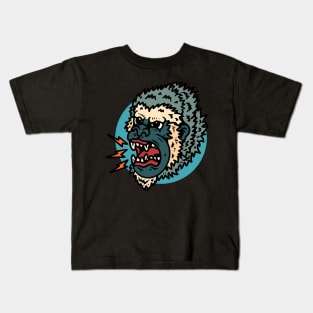 angry monkey tattoo Kids T-Shirt